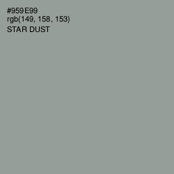 #959E99 - Star Dust Color Image